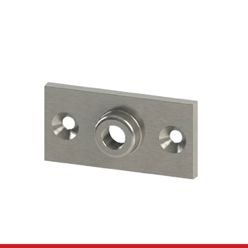 41ASB0038 HANGER FLANGE PLATE SOLID BRASS IMPORT 3/8"